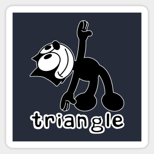 Yoga Felix Triangle Sticker